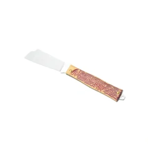 Personalized Fingerprint-Textured Folding Knife — Dual-Purpose Handcrafted Flat-Tip Outdoor Knife