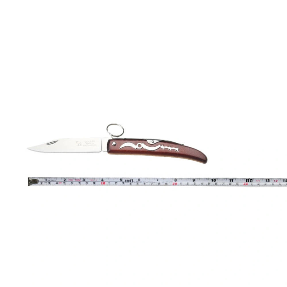 Hiking folding knife, fruit knife, portable folding pocket knife with keychain - 图片 6