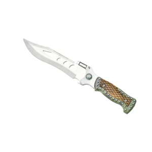 Distinctive Riveted Fixed-Blade Knife — Portable Outdoor Survival Knife