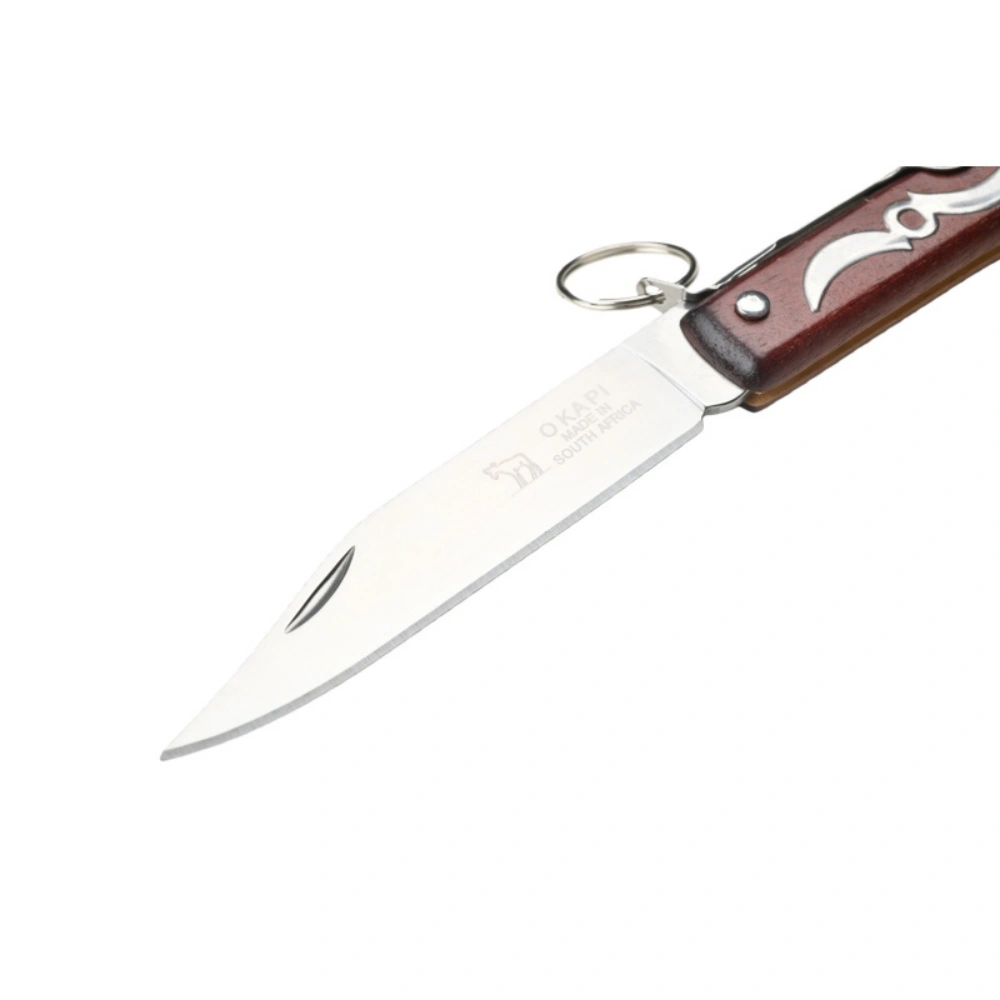 Hiking folding knife, fruit knife, portable folding pocket knife with keychain - 图片 3