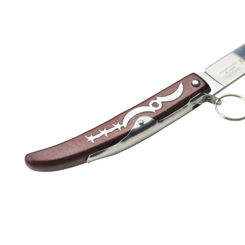 Hiking folding knife, fruit knife, portable folding pocket knife with keychain - 图片 4